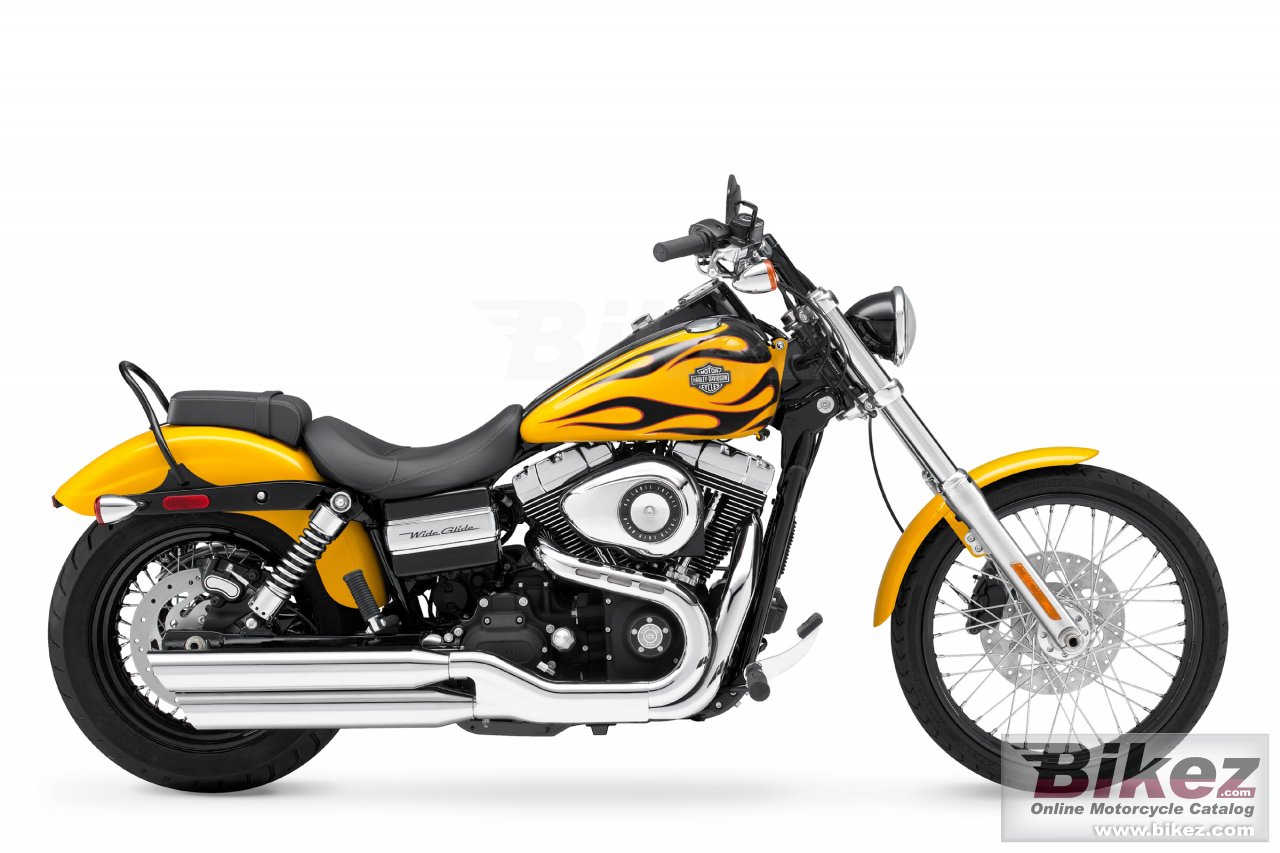 Big Harley-Davidson fxdwg dyna wide glide picture and wallpaper from Bikez.com